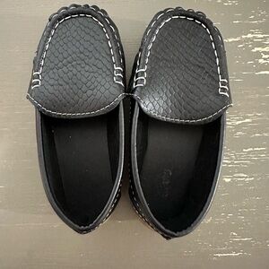 Kids Black Loafers